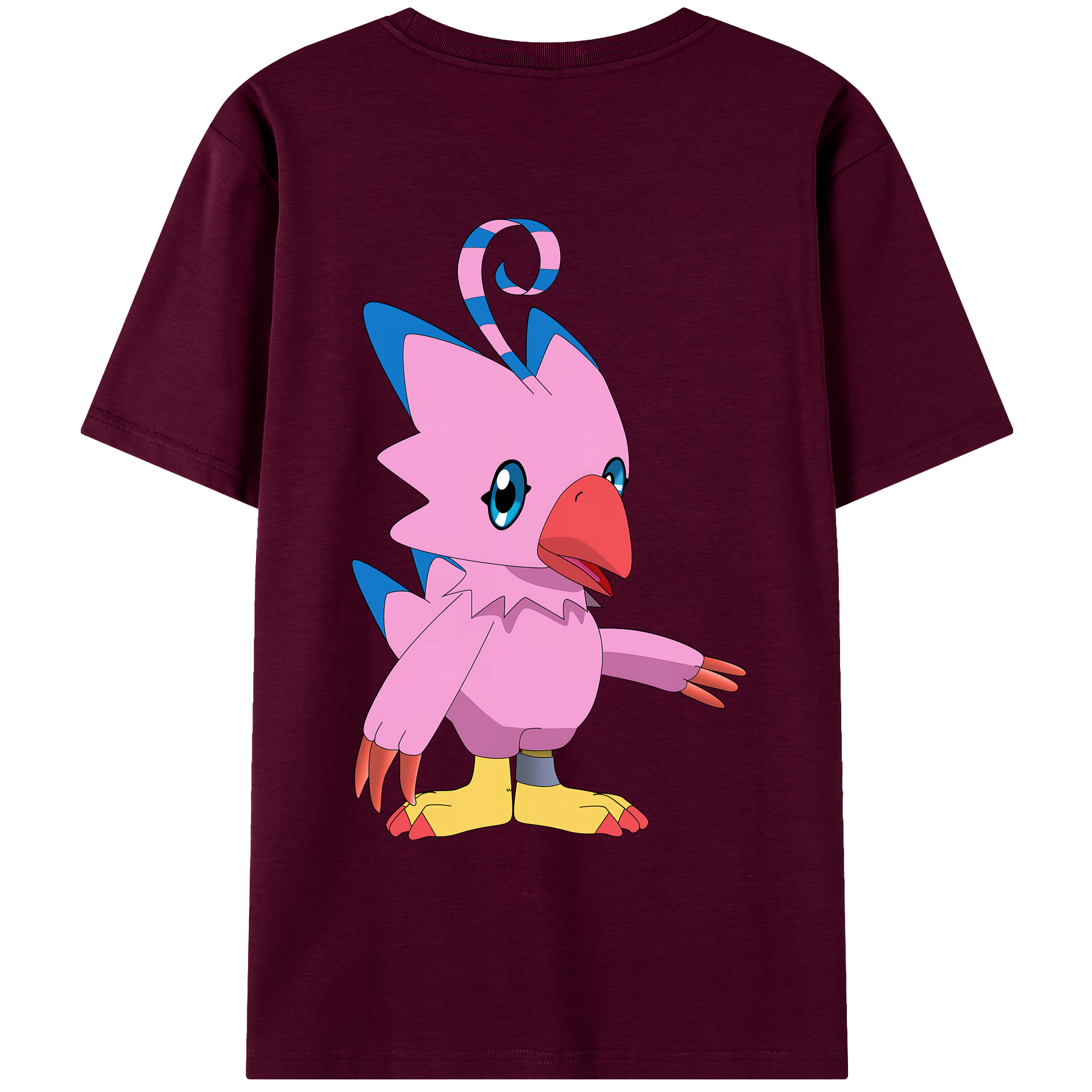 （画像用） Digimon デジタルモンスター/デジモン レディース半袖Tシャツ(バックプリント)